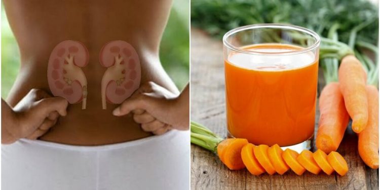Jugo de zanahoria y pepino para limpiar tus riñones