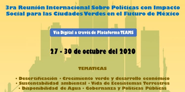 Tendrá Unison foro sobre Impacto Social para Ciudades Verdes en el Futuro de México