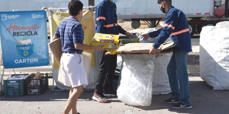 Responden ciudadanos a tercer Reciclacentro en Hermosillo