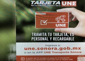 Se amplía hasta nuevo aviso el proceso de credencialización para el cobro exclusivo con tarjeta en el transporte público de Hermosillo