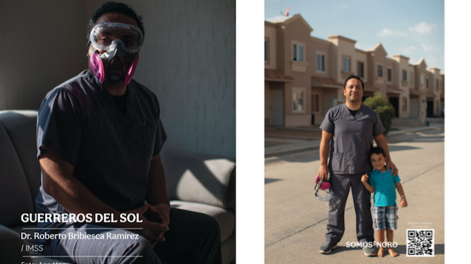 Personal de salud, el rostro de “Guerreros del Sol”