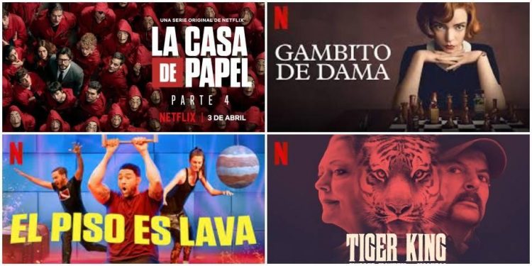 Las series de Netflix más vistas en 2020