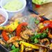 Fajitas de pavo con verduras (bajo en grasa)