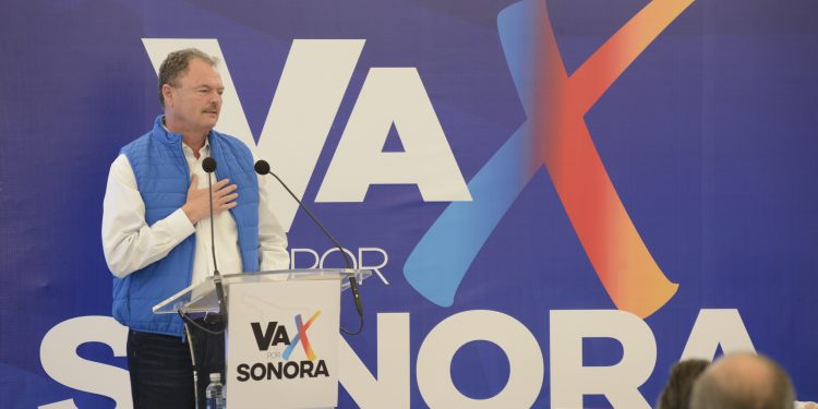 Ernesto “El Borrego” Gándara tomó protesta como Candidato del PAN a la Gubernatura por la Alianza “Va Por Sonora”