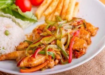 Alambre de pescado y verdura para Cuaresma, ¡comer rico y sano!