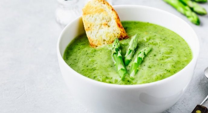Deliciosa crema de Espárragos sin leche