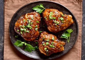 Delicioso Pollo a las 5 especias con glaseado agridulce (estilo oriental)