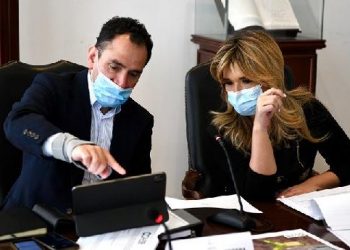 Se reune Gobernadora Pavlovich con secretario de Hacienda, Arturo Herrera 