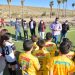 Supervisa Alcaldesa obras de modernización de espacio deportivo