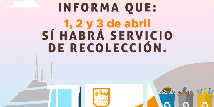 Habrá Recolección de Basura regular en días santos