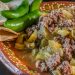 Saludable guisado de carne de res con calabacitas