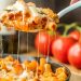 Deliciosa pasta con pollo y parmesano