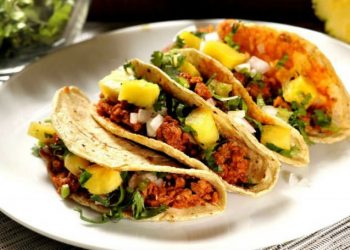 Deliciosos tacos de pescado, ¡al pastor!
