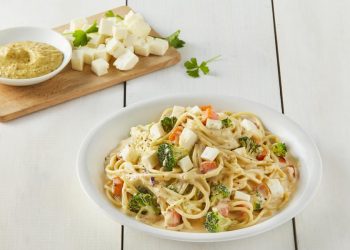 Espagueti a la jardinera