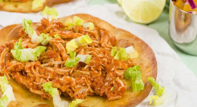 Tinga de pollo al chipotle, ¡deliciosa!