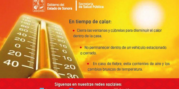 Recomiendan mantenerse hidratado y evitar exposición solar ante altas temperaturas