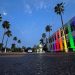 Se ilumina con colores edificio de Rectoría con motivo del Día Internacional del Orgullo LGTB
