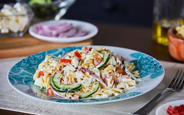 Fusilli a la Mediterránea