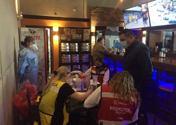 Realizaron operativos de verificación de protocolos contra Coronavirus en restaurantes