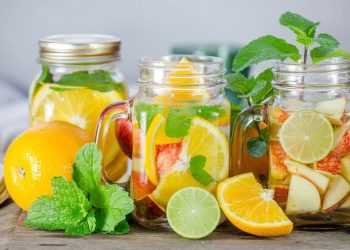 Agua vitaminada hecha en casa