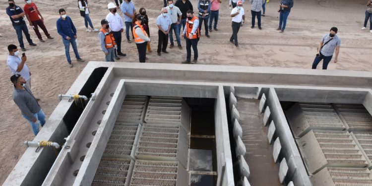 Inauguran planta tratadora de aguas residuales en Miguel Alemán