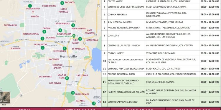 Invitan a vacunarse contra COVID19 a jóvenes de 18 a 29 años de Hermosillo