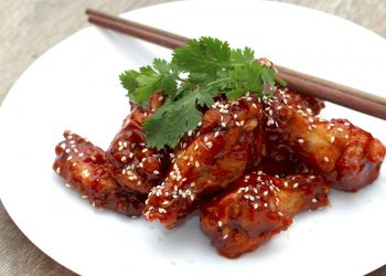 Alitas de Pollo estilo Coreano