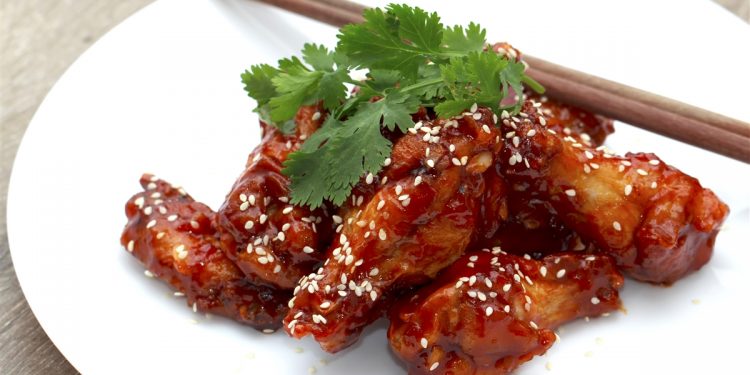 Alitas de Pollo estilo Coreano