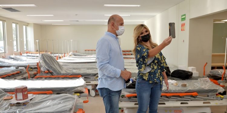 Comienzan el equipamiento del nuevo Hospital General del Estado
