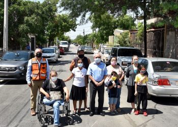 Entrega ayuntamiento obra de pavimentación al Norte de Hermosillo