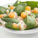 Ensalada de espinacas con melón