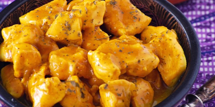 Pollo a la naranja al estilo chino