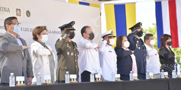 Presente Congreso del Estado en conmemoración del bicentenario de la Armada de México