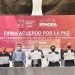 Firman Acuerdo por la Paz para la reconstrucción del tejido social
