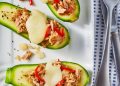 Calabacitas rellenas de atún