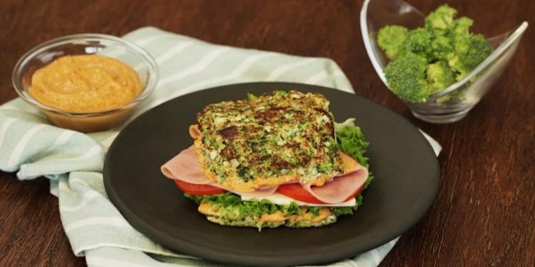 Sándwich de brócoli y coliflor