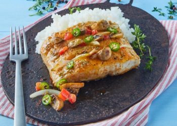 Filete de pescado a la mexicana