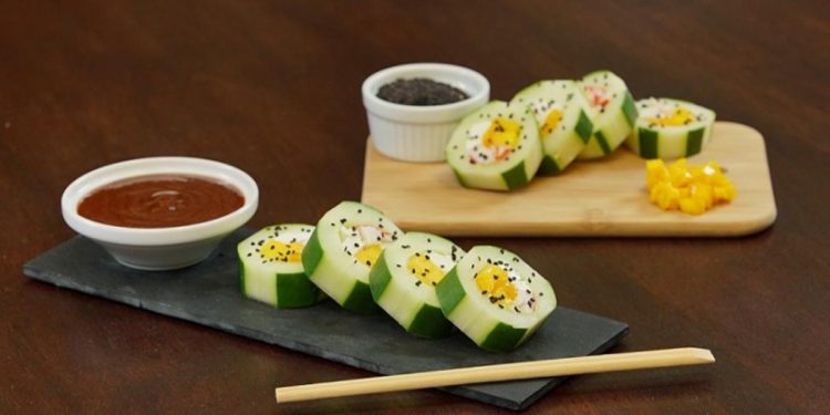 Sushi de pepino