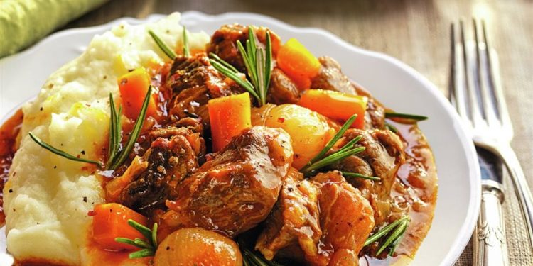 Estofado de carne al horno