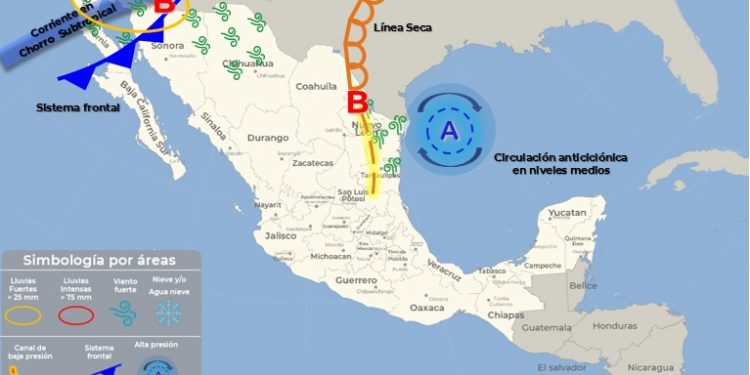 Pronostican para este día la entrada a Sonora de un nuevo frente frío