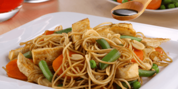 Salteado de vegetales al estilo oriental