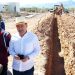 Supervisan avances en obras para abastecer de agua a Punta Chueca