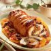 Pechuga de pavo rellena de frutos secos al vino tinto