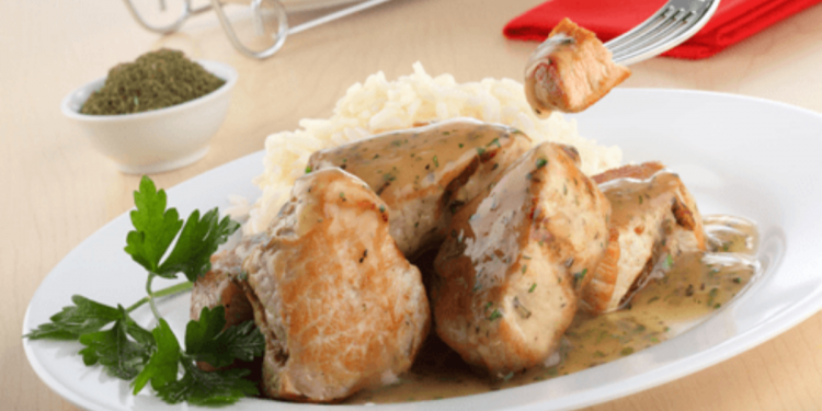 Ternera a las finas hierbas