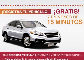 Hacen llamado a registrar automóviles de manera gratuita al Repuve