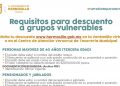 Personas en situación vulnerable pueden acceder a descuentos en pago de predial