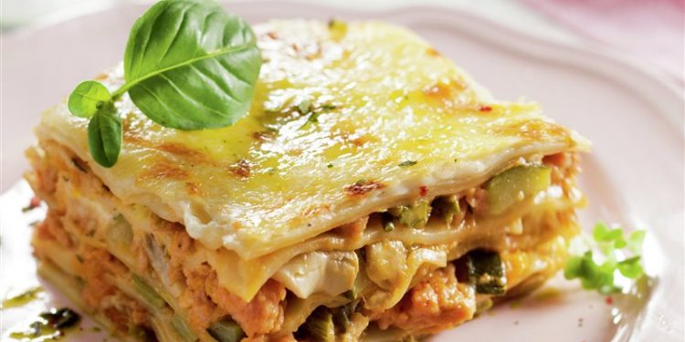 Lasaña de Pollo y Verduras