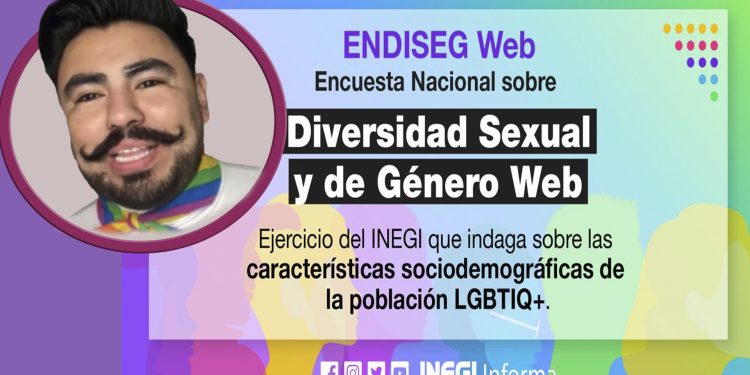 El INEGI lanza Encuesta Nacional sobre Diversidad Sexual y de Género Web 2022 ¿Que contempla?