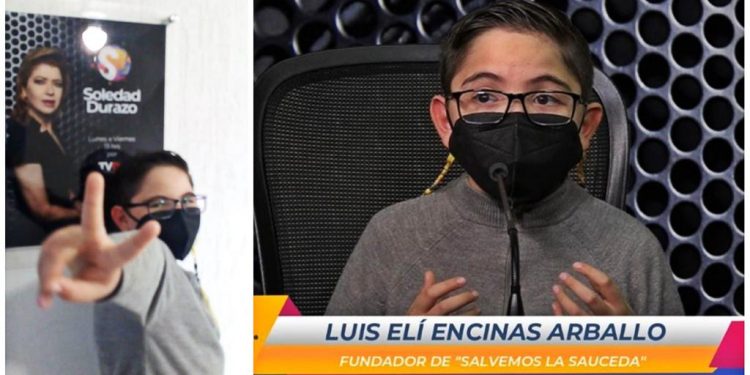 Niño de 10 años encabeza el movimiento “Salvemos a la sauceda”