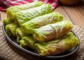 Rollitos de col rellenos